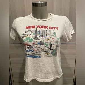 Redone NYC tee cropped